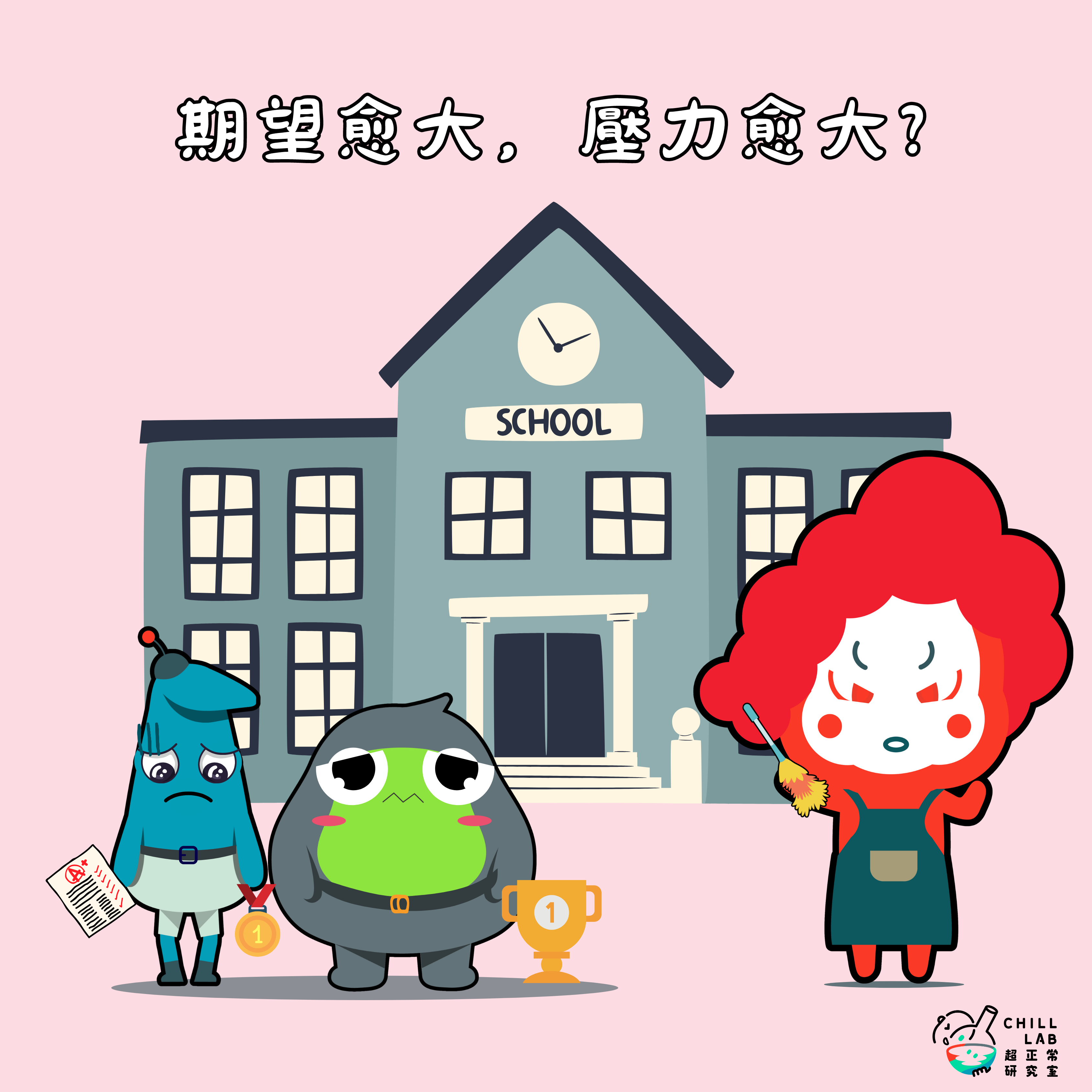 期望愈大,壓力愈大?